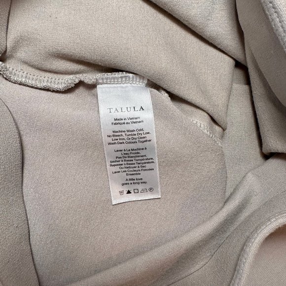 Aritzia Talula Beige Primrose Faux-Wrap Mini Skirt - Picture 5 of 8